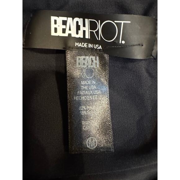 Beach Riot Celine Cutout One-Shoulder Swimsuit - Black - M - Picture 7 of 7